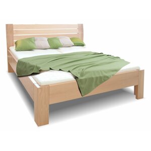 Zvýšená postel z masivu Hugo, 160x200, 180x200, masiv buk