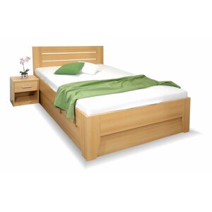 Zvýšená postel s úložným prostorem CANARIA, 140x200