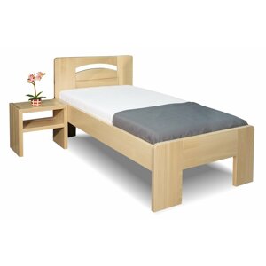 Zvýšená postel z masivu Riči, 90x220, masiv buk