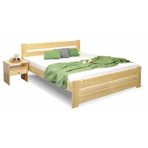 Dřevěná postel Hanka, 140x200, masiv borovice
