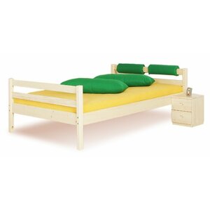 Dětská postel - jednolůžko DOMINO bez zábrany D901, masiv smrk