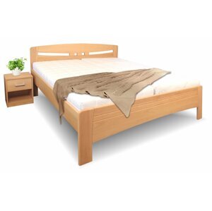 Dřevěná manželská postel z masivu EVITA 6 , masiv buk