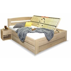 Rozšířená postel s úložným prostorem Maria 200x210