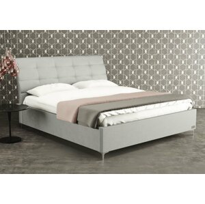 Luxusní čalouněná postel CLAUDIA, s úložným prostorem