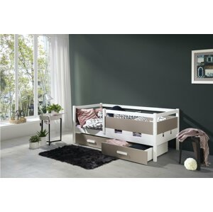 Dětská postel Ola, s úložným prostorem, masiv borovice