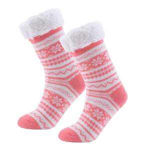 Ponožky na spaní BERIT lososové