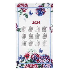 Textilní kalendář Hortenzie 2024