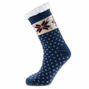 Hřejivé ponožky na spaní modré 35 - 38