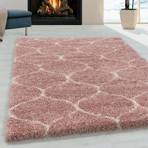 Kusový koberec SHAGGY Salsa růžový 80 x 150 cm