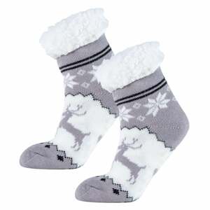 Ponožky na spaní nízké ASTRID šedé vel. 42 - 45