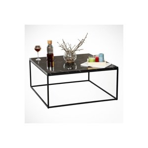 Sofahouse Designový konferenční stolek Oihane 75 cm černý