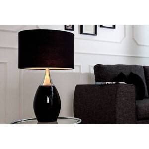 LuxD 18132 Stolní lampa Aaria 60 cm černá - Skladem