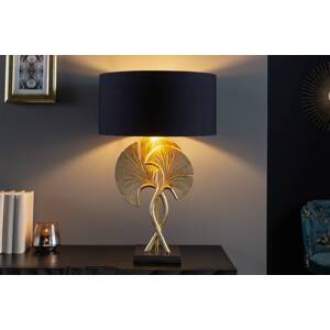 LuxD 26764 Designová stolní lampa Rashid 62 cm černo-zlatá