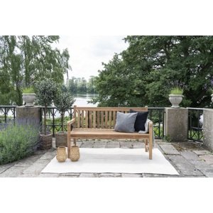 Norddan Designová zahradní lavice Rimma 150 cm teak - Skladem