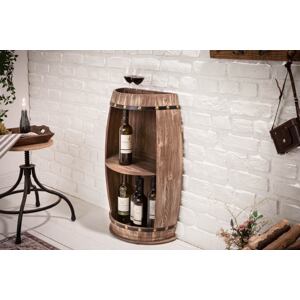 LuxD Regál na víno Winebar 79 cm přírodní