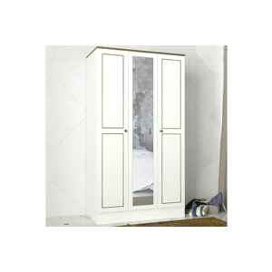 Sofahouse Designová šatní skříň Raisie 194 cm bílá