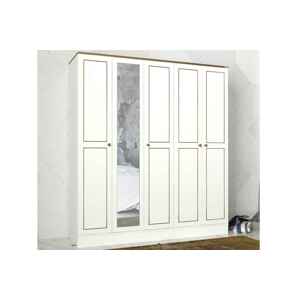 Sofahouse Designová šatní skříň Raisie III 194 cm bílá