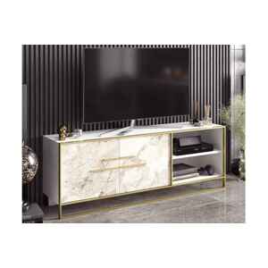Sofahouse Designový TV stolek Abequa 160 cm bílý