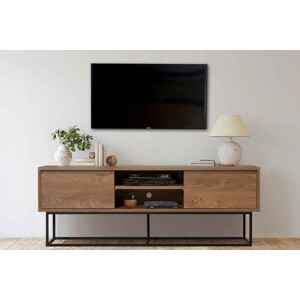Sofahouse Designový TV stolek Balwina II 140 cm vzor ořech