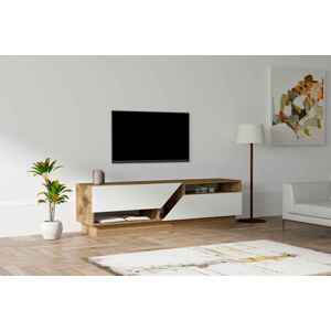 Sofahouse Designový TV stolek Basye 160 cm ořech bílý