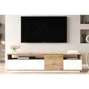 Sofahouse Designový TV stolek Belisario II 180 cm bílý