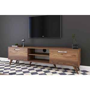 Sofahouse Designový TV stolek Einya 180 cm vzor ořech