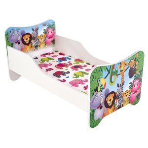 Dětská postel s matrací HOPPY vícebarevná, 70x140 cm