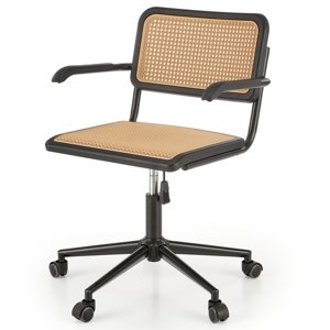 Kancelářská židle ANCOS černá/přírodní