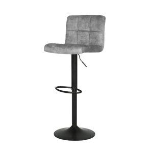 Barová židle GITA šedá/černá