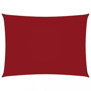 Stínící plachta obdélníková 6 x 8 m oxfordská látka Dekorhome Červená