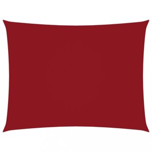Stínící plachta obdélníková 2 x 2,5 m oxfordská látka Dekorhome Červená