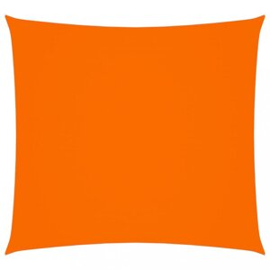 Stínící plachta čtvercová 6 x 6 m oxfordská látka Dekorhome Oranžová