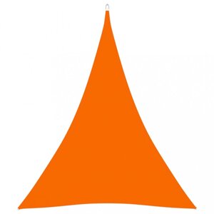 Stínící plachta trojúhelníková 3 x 4 x 4 m oxfordská látka Dekorhome Oranžová