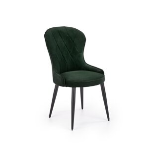 Jídelní židle K366 Halmar Tmavě zelená