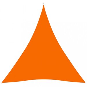 Plachta proti slunci oxfordská látka trojúhelník 3,6 x 3,6 x 3,6 m Dekorhome Oranžová