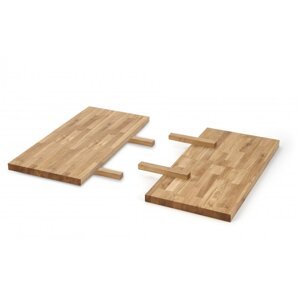 Stolní desky 2ks pro stoly APEX / RADUS masivní dřevo Halmar