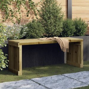 Zahradní lavice rozšiřitelná 212,5x40,5x45 cm borové dřevo