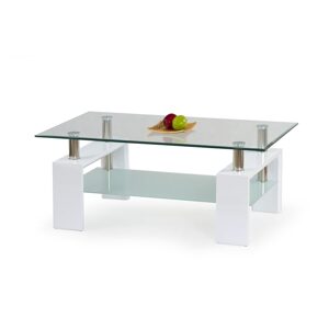 Halmar Halmar Konferenční stolek DIANA H, sklo/bílý