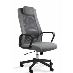 UNIQUE UNIQUE Kancelářská židle Fox, šedá/černá